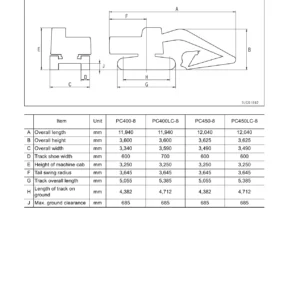 Komatsu PC400-8 PC400LC-8 PC450-8 PC450LC-8 Excavator Shop Manual SEN02223-03