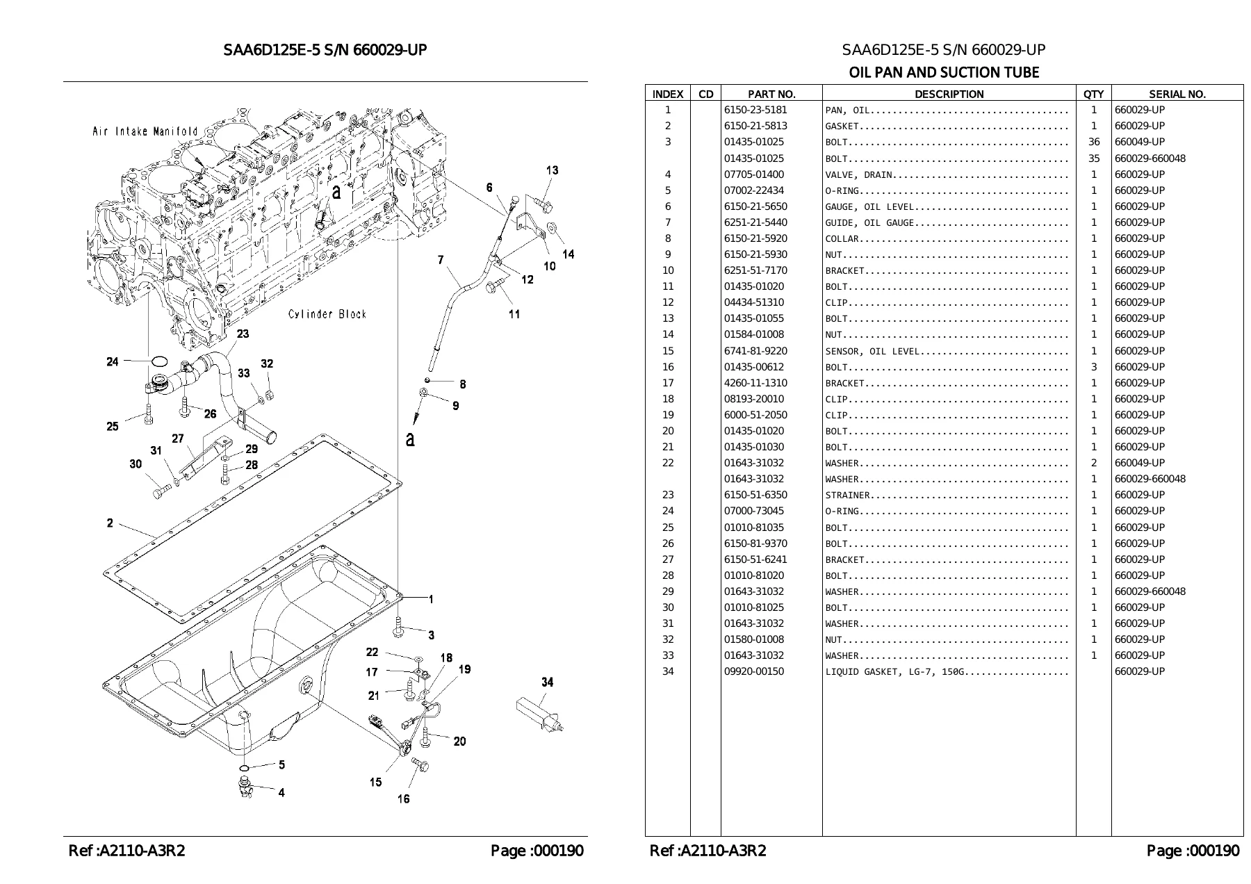 Komatsu PC400SE-8R PC400LCSE-8R Excavator Parts Book Manual PDF - Image 3