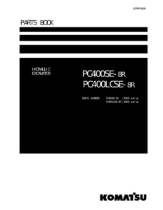 Komatsu PC400SE-8R & PC400LCSE-8R Hydraulic Excavator Parts Book - LEPBP40800