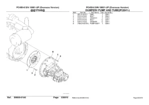 Komatsu PC450-6 Excavator S/N 10001-Up Parts Manual - Complete Parts Catalog PDF