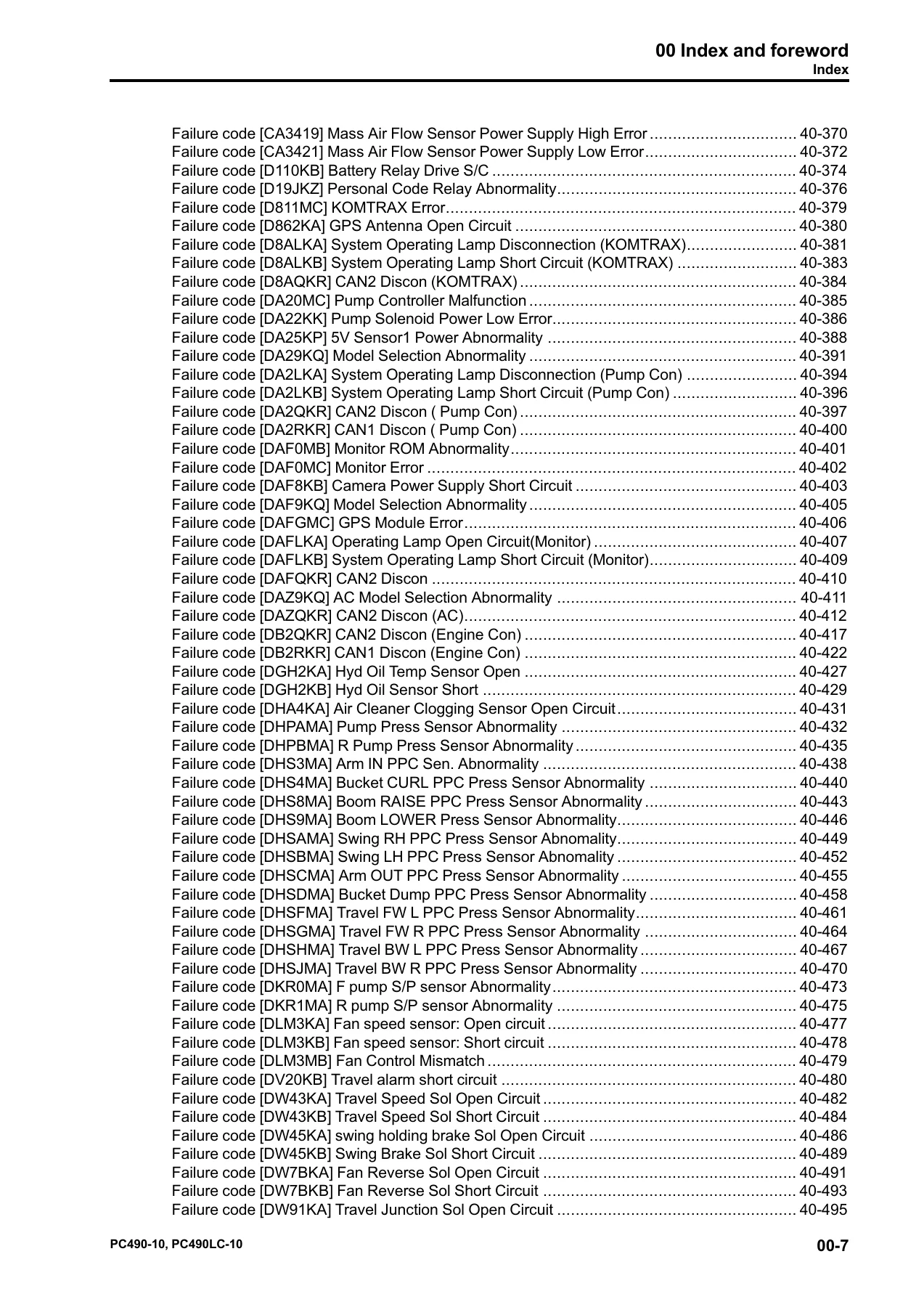Komatsu PC490-10 PC490LC-10 Hydraulic Excavator Shop Manual 2013 PDF - Image 2