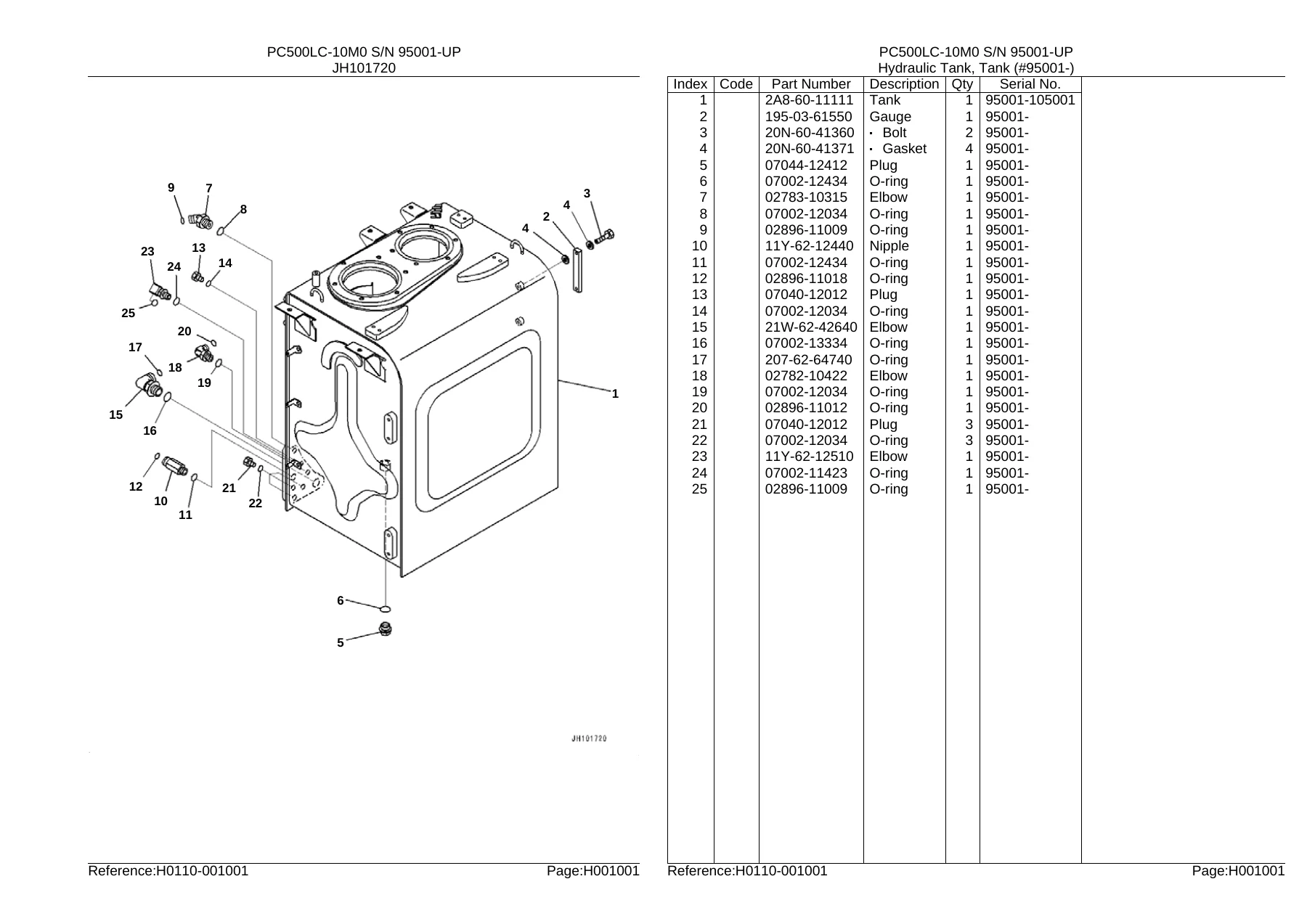Komatsu PC500LC-10M0 Chassis Parts Catalog โ Serial 95001 and Up PDF Download - Image 3