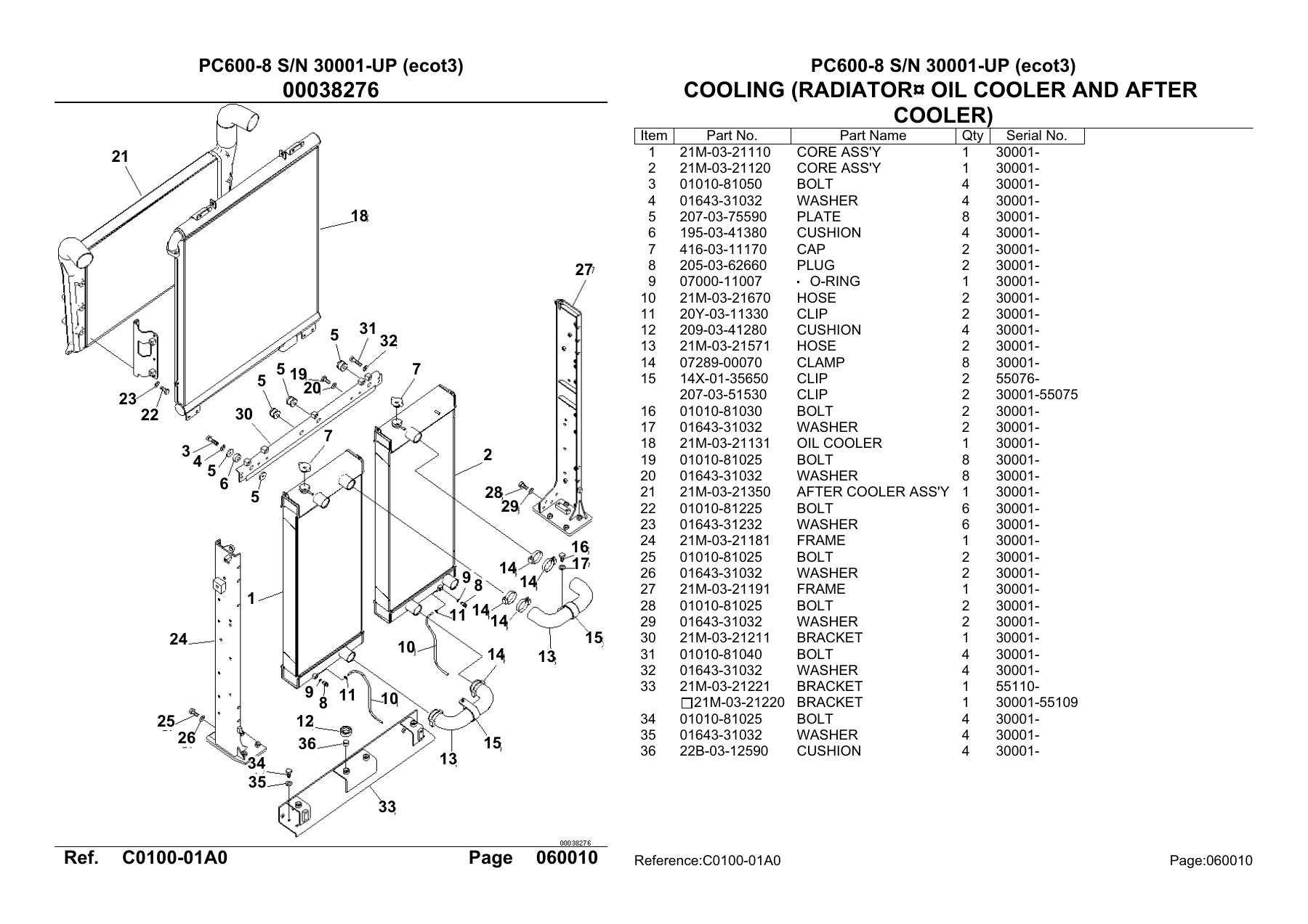 Komatsu PC600-8 Parts Book SN 30001-UP (ecot3) Exploded Views PDF - Image 3