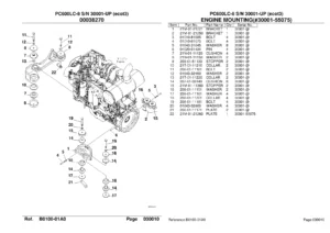 Komatsu PC600LC-8 Excavator Parts Catalog SN 30001-Up – Full PDF