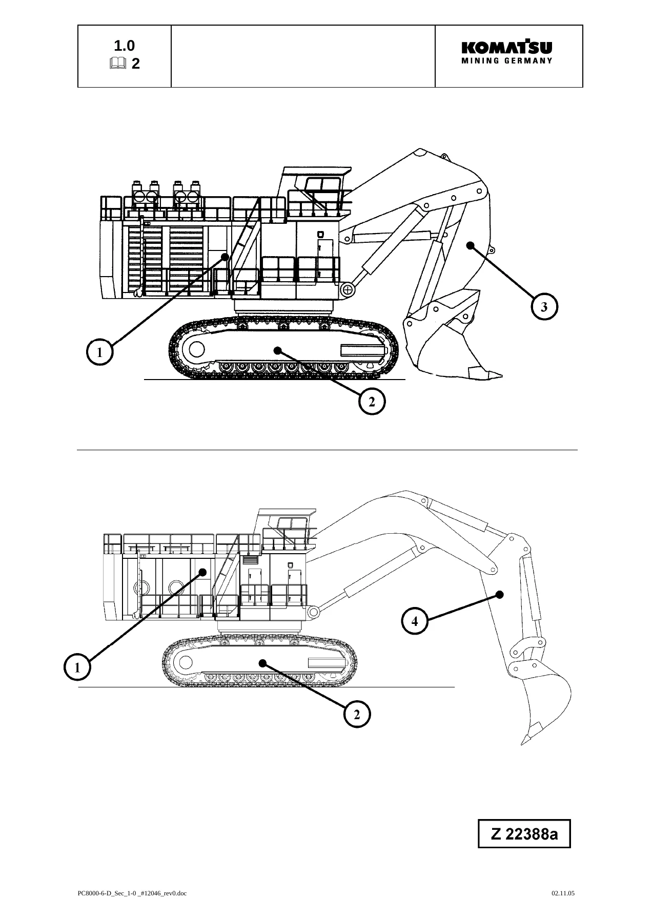 Komatsu PC8000-6 Diesel Hydraulic Mining Shovel Service Manual - Serial 12046 and Up - Image 2