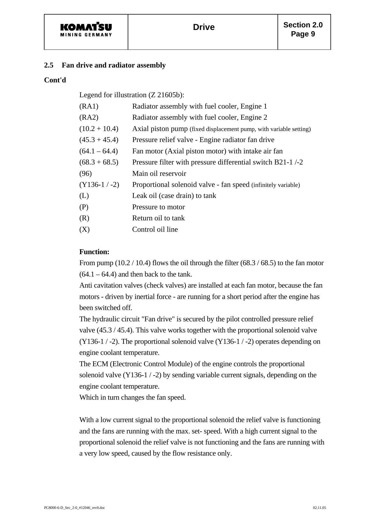 Komatsu PC8000-6 Diesel Hydraulic Mining Shovel Service Manual - Serial 12046 and Up - Image 3