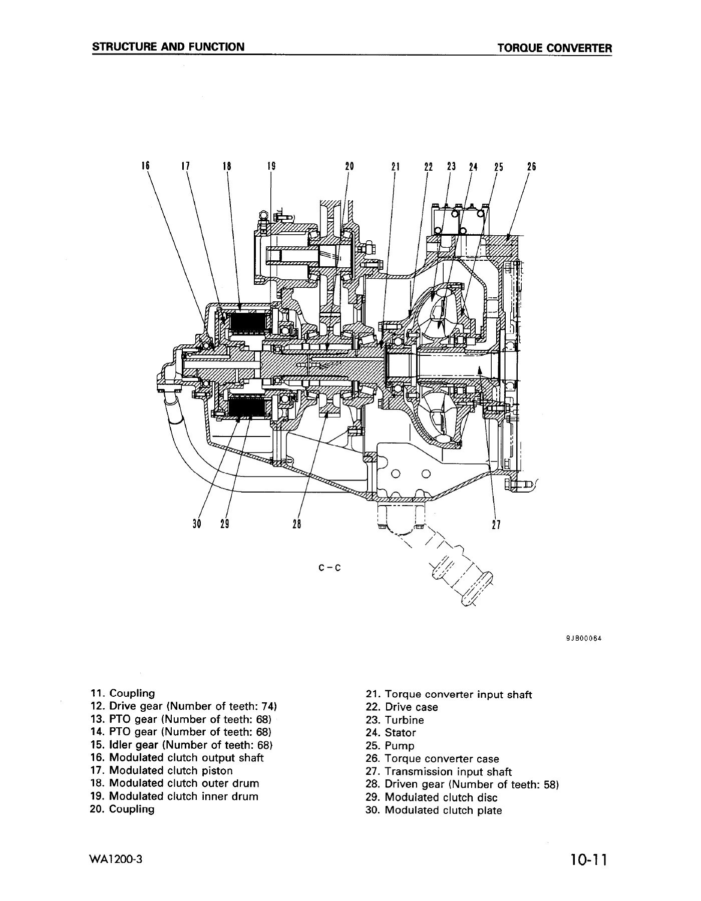 Komatsu WA1200-3 Wheel Loader Shop Manual SEBM018206 - Cummins QSK60 - Image 3