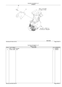 Komatsu WA200-6 Wheel Loader Parts Catalog Manual - Serial B20001 and Up