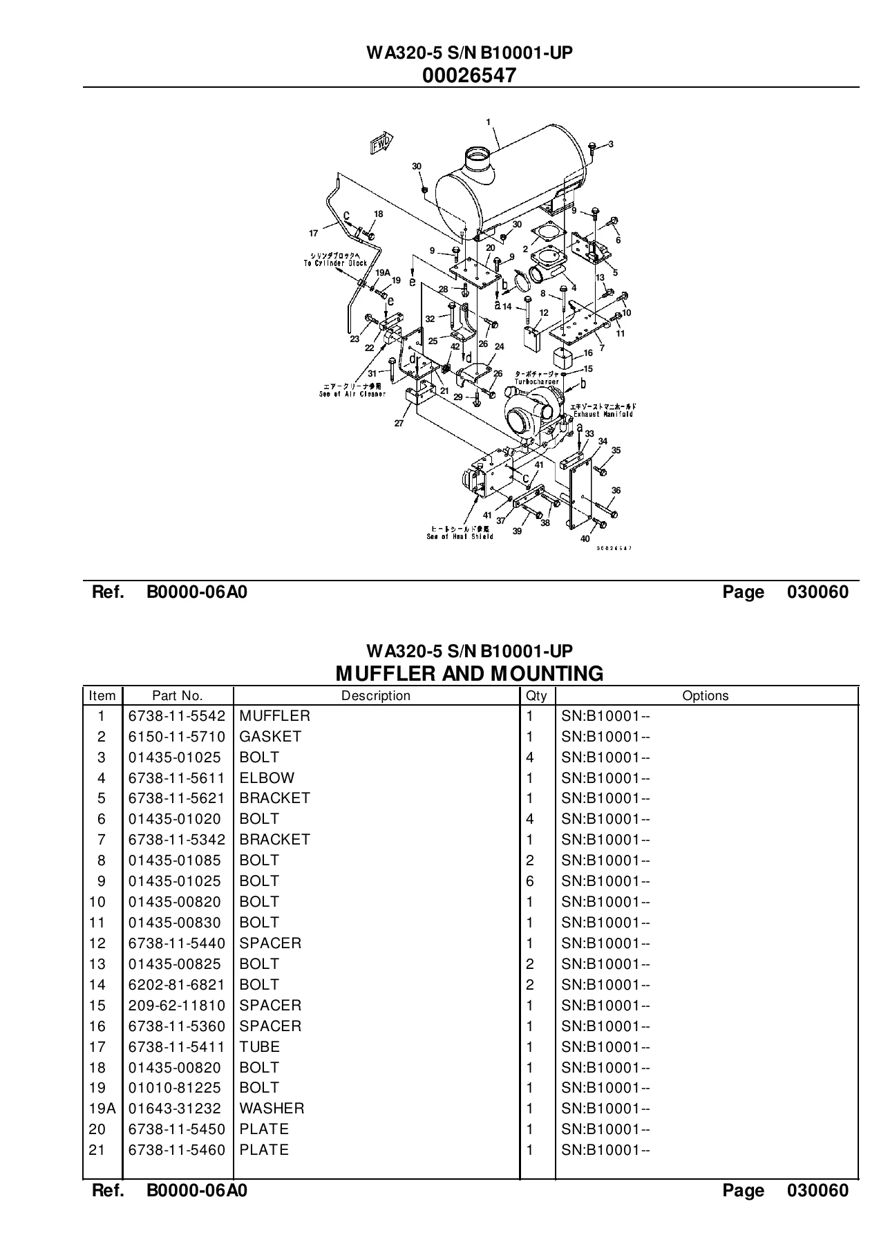 Komatsu WA320-5 Wheel Loader Parts Catalog - Serial B10001 and Up PDF Download - Image 2
