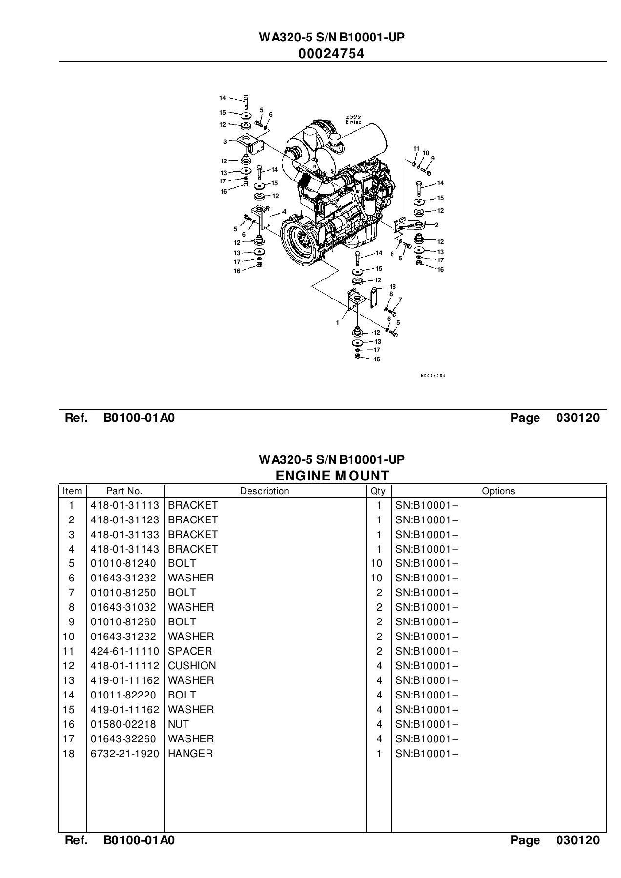 Komatsu WA320-5 Wheel Loader Parts Catalog - Serial B10001 and Up PDF Download - Image 3