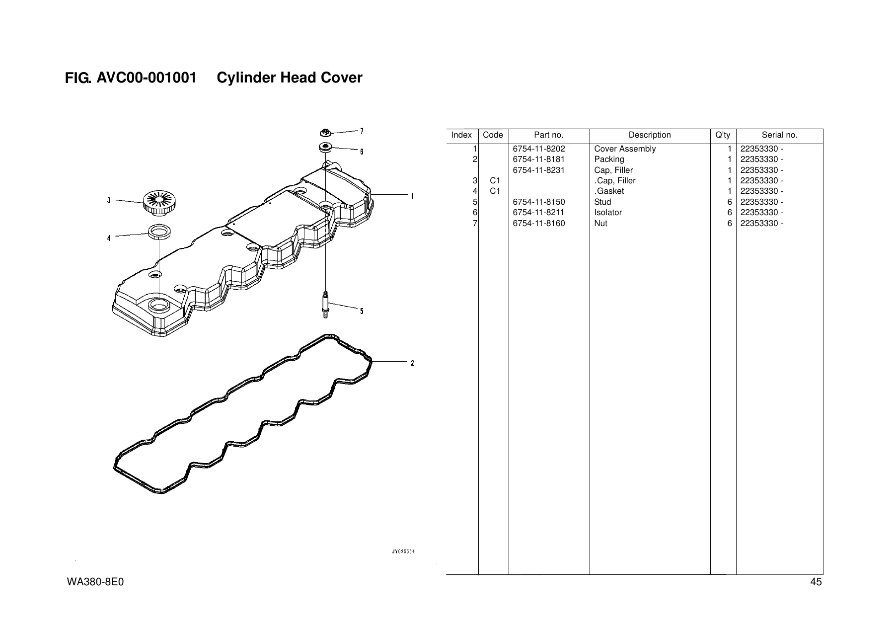 Komatsu WA380-8E0 Wheel Loader Parts Book - VENPC52000 PDF Download - Image 3