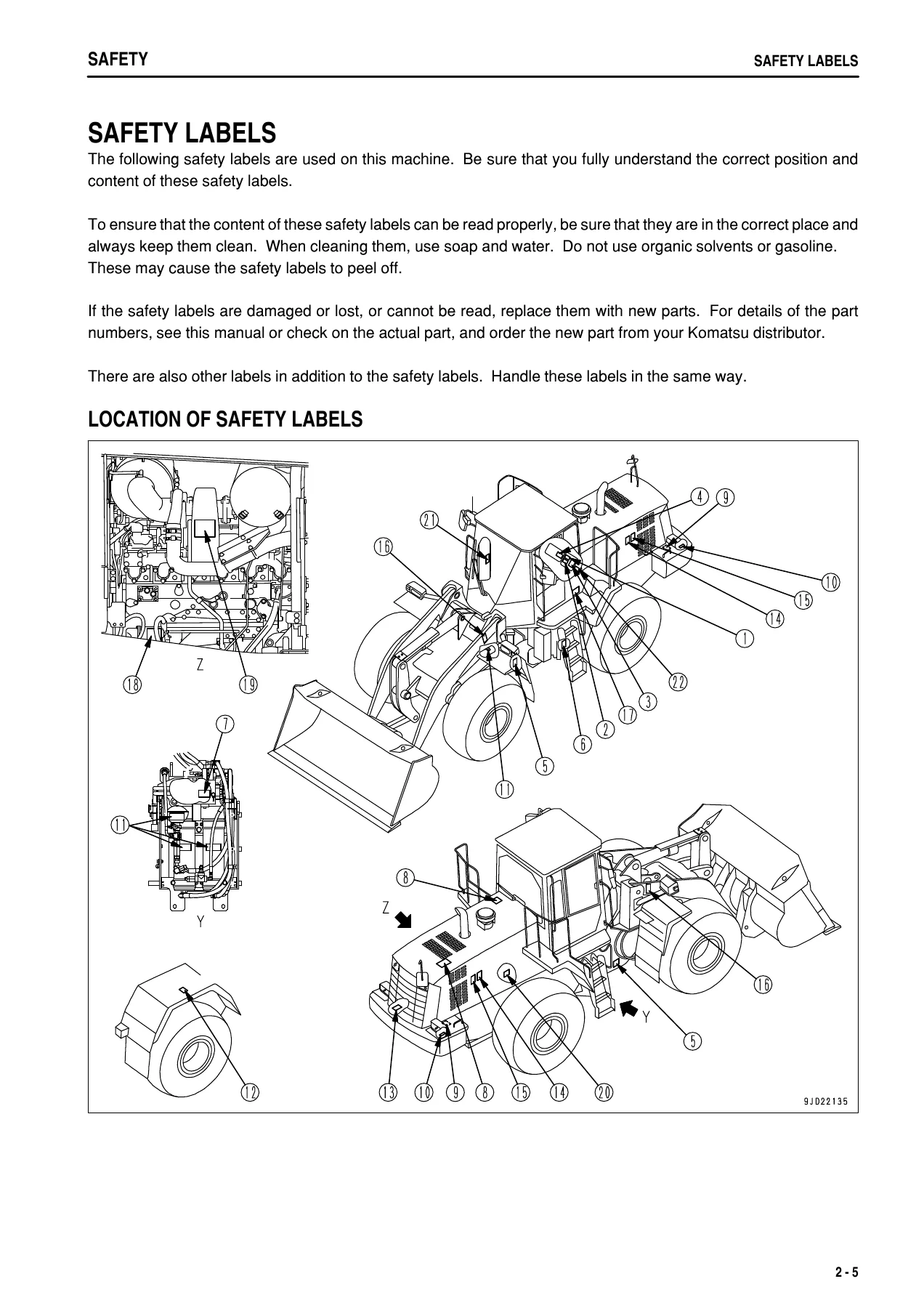 Komatsu WA470-6R WA480-6R Wheel Loader Operation & Maintenance Manual - PDF - Image 3