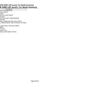 Komatsu WA500-6 Parts Catalog 55001-UP Wheel Loader Illustrated Parts Manual PDF