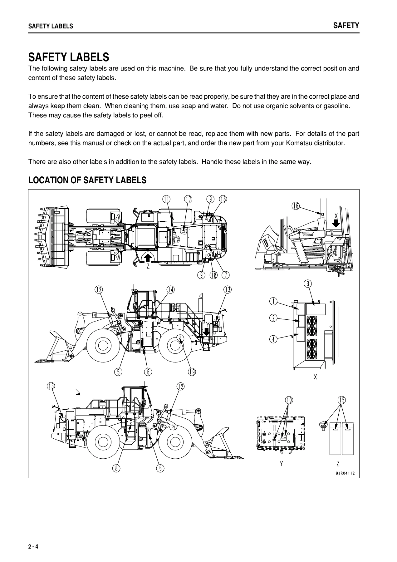 Komatsu WA600-6 GALEO Wheel Loader Operation and Maintenance Manual - TEN00111-00 - Image 3