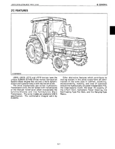 Kubota L3010 L3410 L3710 L4310 L4610 Tractor Workshop Manual - PDF