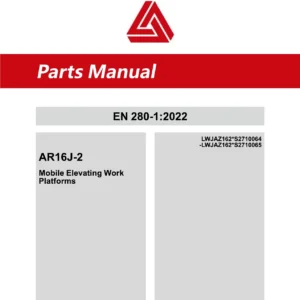 LGMG AR16J-2 Mobile Elevating Work Platform Spare Parts Manual - 2025 Edition PDF