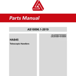 LGMG HA845 Telescopic Handler Parts Manual - H08045000P3N1002-G1 PDF