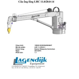 Lagendijk LHC 11.0/20.0-14 Hydraulic Telescopic Deck Crane Service & Maintenance Manual