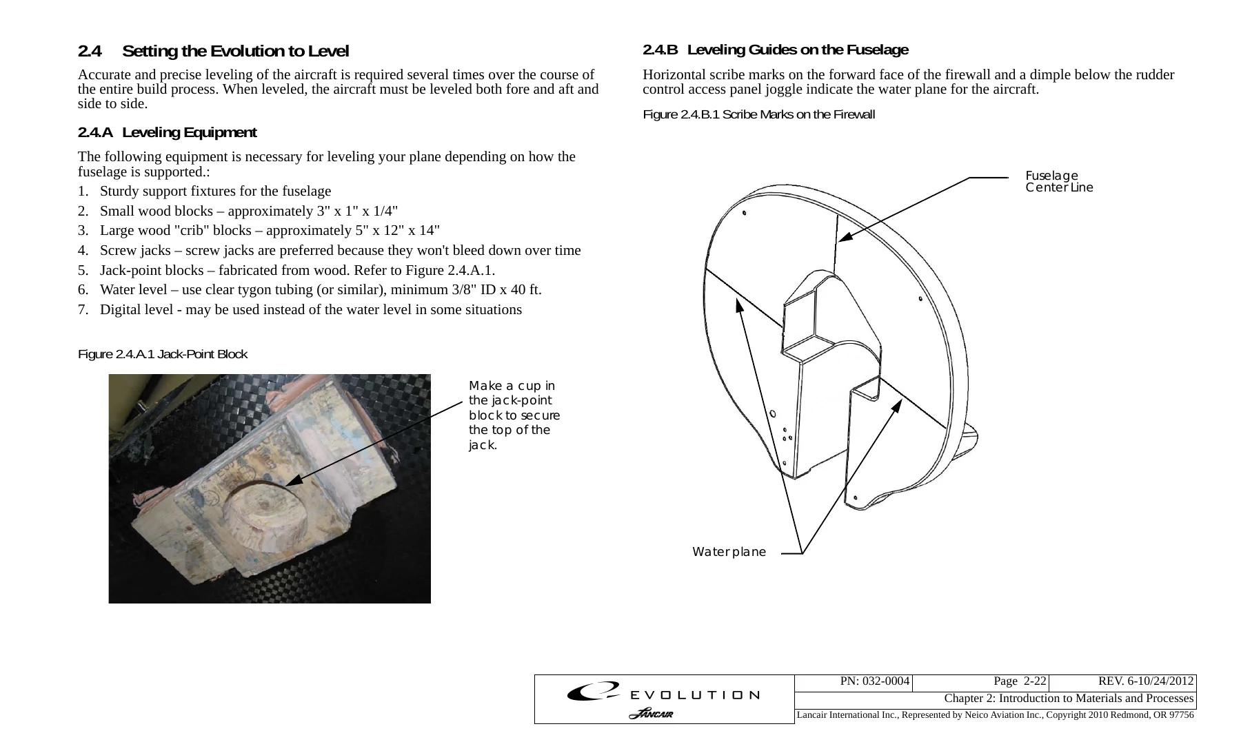 Lancair Evolution Kit Aircraft Assembly Manual - Rev 10 - PN 032-0004 - Image 2