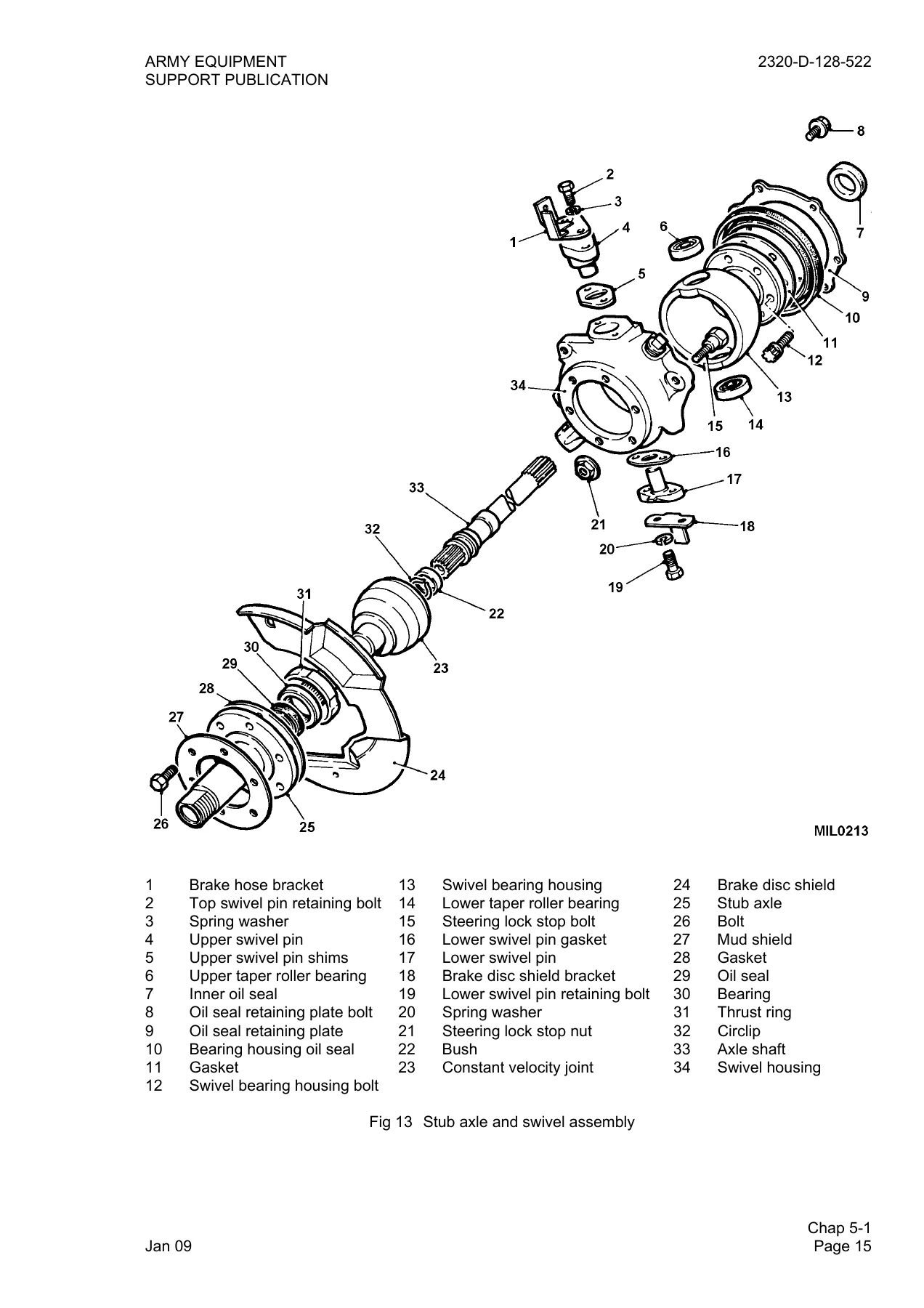 Land Rover TUL HS TUM HS & TUM Ambulance Repair Instruction AESP 2320-D-128-522 - Image 3