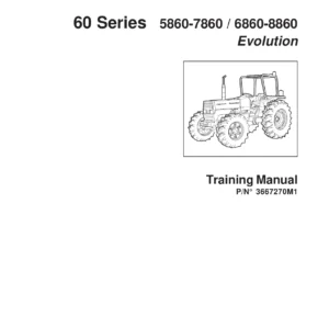 Landini 60 Series 5860 6860 7860 8860 Evolution Training Manual - Tractor Repair Guide PDF 3667270M1