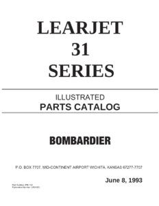 Learjet 31 Series Illustrated Parts Catalog IPB-102 PDF - Revision 25