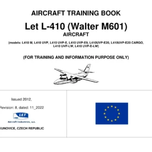 Let L-410 (Walter M601) Aircraft Training Book PDF – Full ATA Handbook