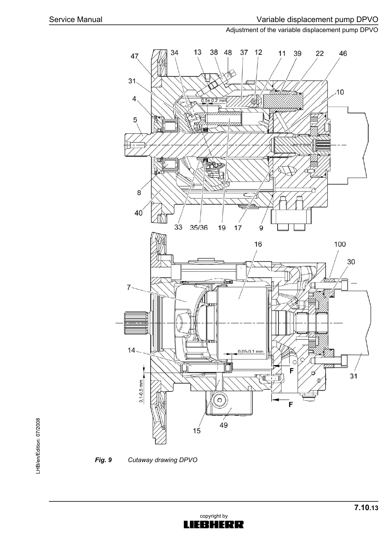 Liebherr A 309 R 317 Litronic TCD Hydraulic Excavator Service Manual - Image 3