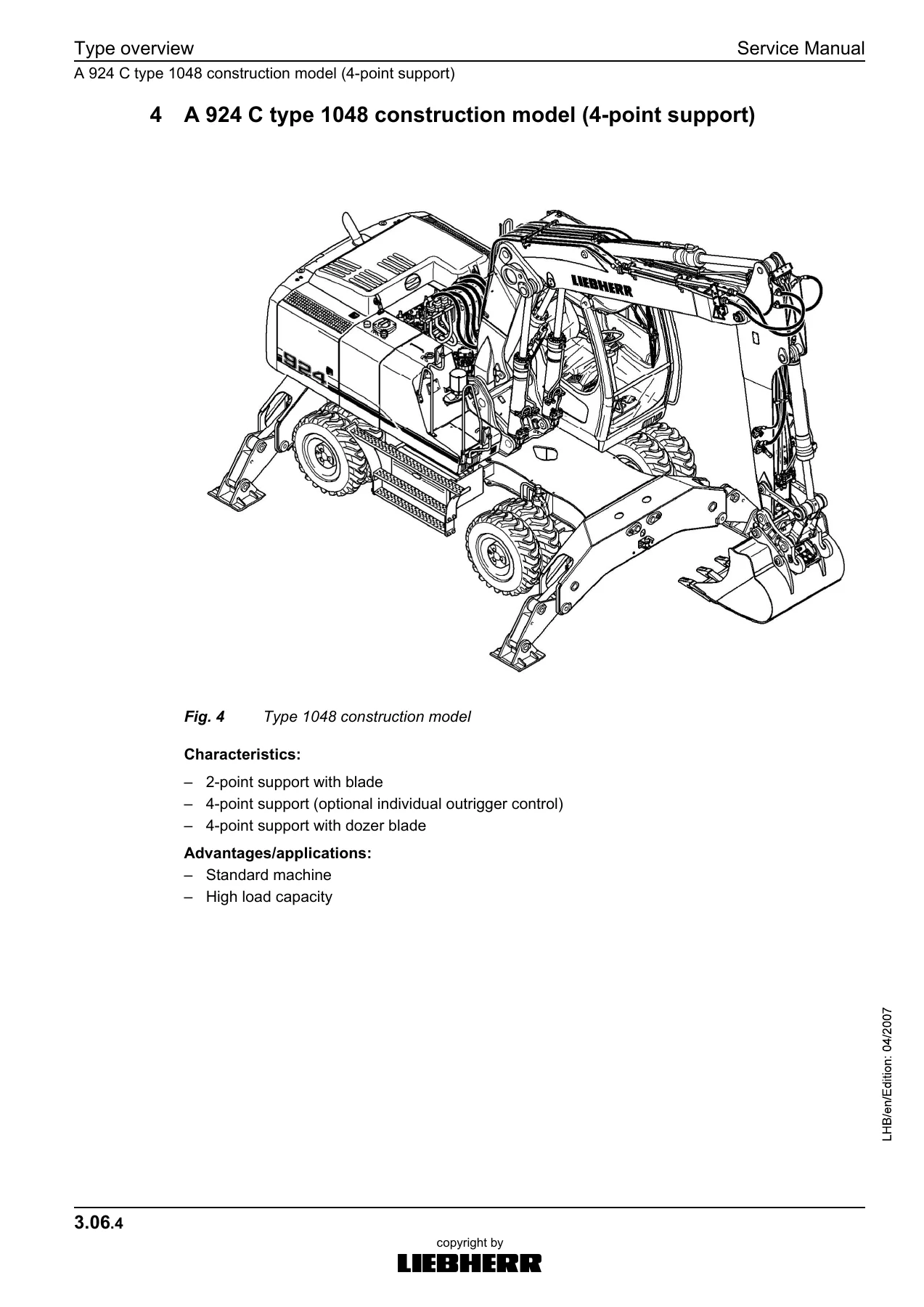 Liebherr A 900 C A 904 C A 914 C A 924 C Litronic Hydraulic Excavator Service Repair Manual PDF - Image 3