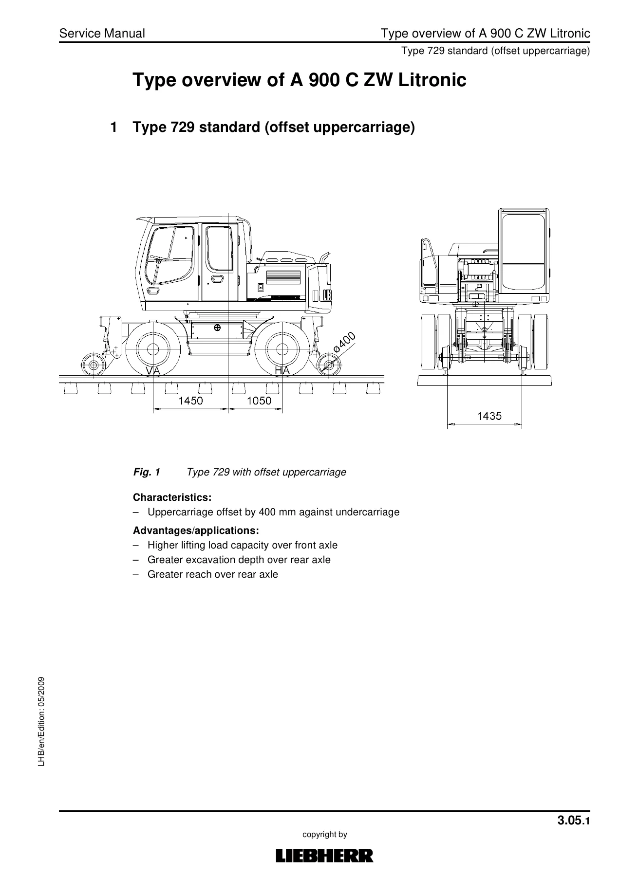 Liebherr A 900 C-ZW EDC Litronic Rail-Road Excavator Service Repair Manual - Image 2