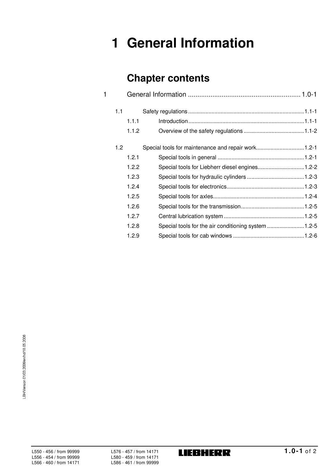Liebherr L550 to L586 2plus2 Wheel Loader Factory Service Manual - PDF - Image 2