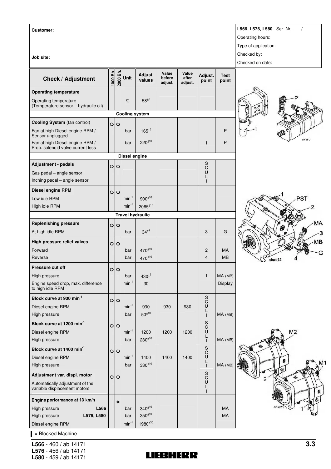 Liebherr L550 to L586 2plus2 Wheel Loader Factory Service Manual - PDF - Image 3