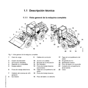 Liebherr L580-1495 Manual del Conductor PDF - Cargadora sobre Ruedas 11839562 (2018)