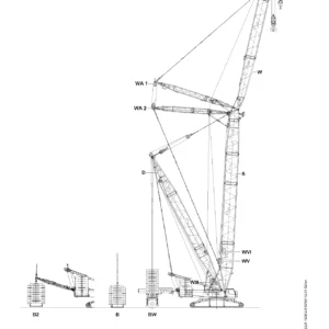 Liebherr LR 1600-2 Crawler Crane Operating Instructions Manual 18112-01-02