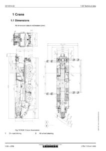 Liebherr LTM 1120-4.1 Mobile Crane Operating Instructions Manual