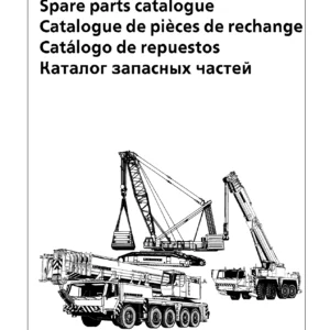 Liebherr LTM 1160-5.1 Mobile Crane Spare Parts Catalogue 067371 - PDF Parts Book