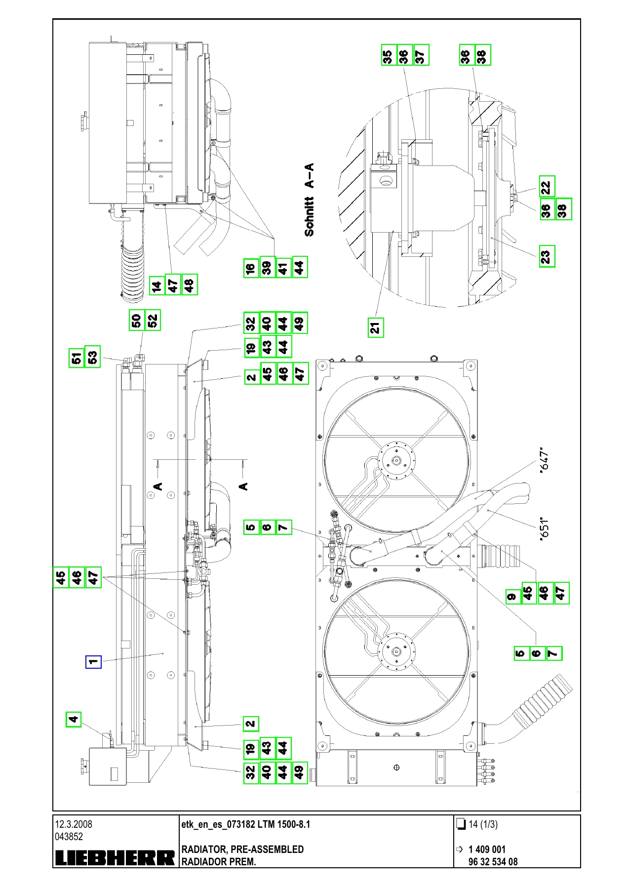 Liebherr LTM 1500-8.1 Mobile Crane Spare Parts Catalogue 073182 – Complete Illustrated Parts Manual PDF - Image 2