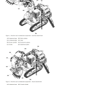 Liebherr R 9200 Mining Excavator Operator's Manual - Backhoe & Shovel Attachments PDF