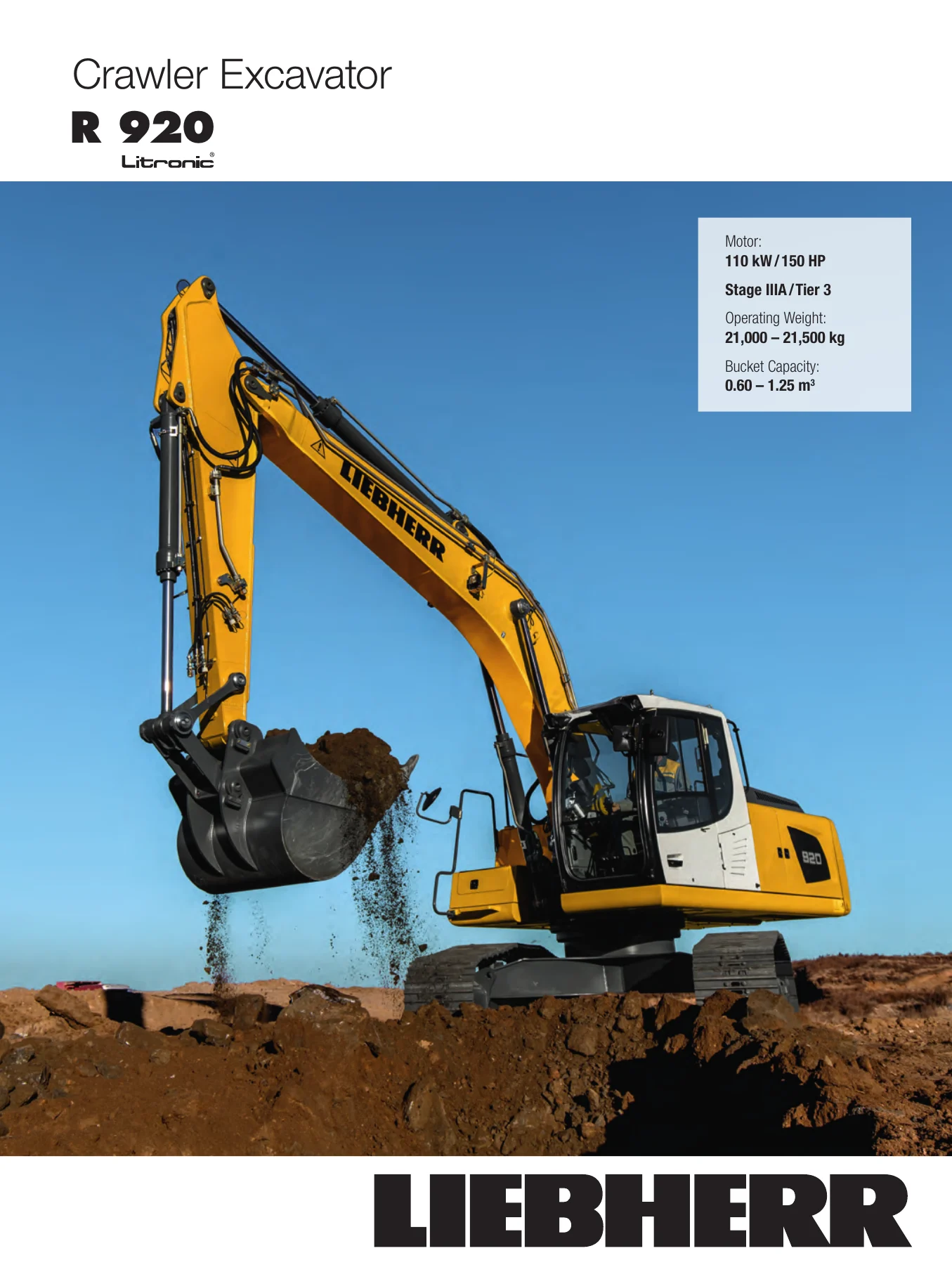 Liebherr R920 Crawler Excavator Operator's Manual - From S/N 40104 - Image 3
