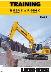 Liebherr R934C to R984C Litronic Excavator Service Training Manual Part 1