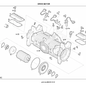 Linde E12 E14 E15 E16 E18 E20 Forklift Spare Parts List - 386 801 01 01 PDF