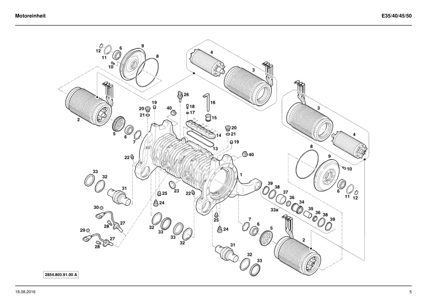 Linde E35 E40 E45 E50 Series 388-01 Forklift Parts Catalogue - 388 801 00 00 - Image 2