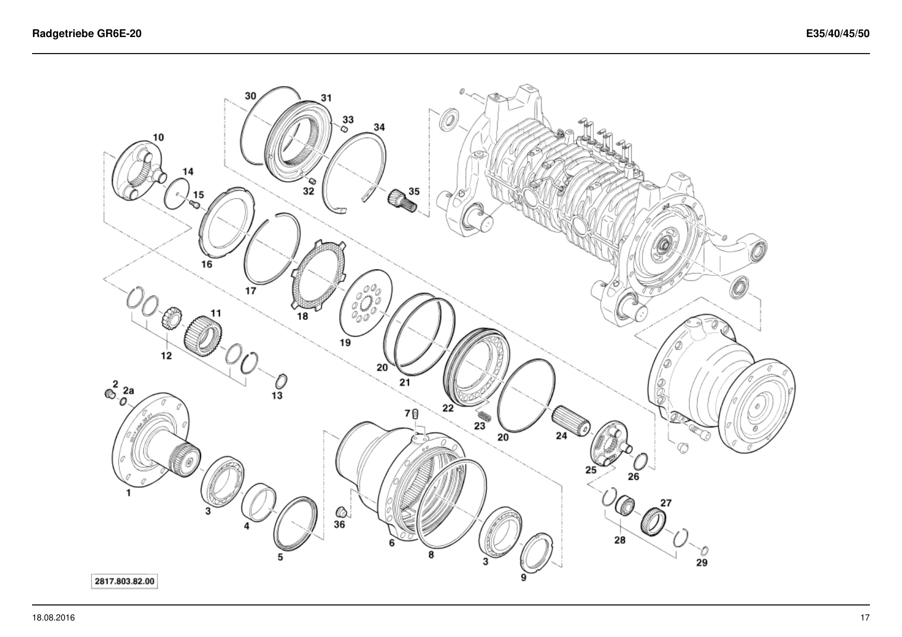 Linde E35 E40 E45 E50 Series 388-01 Forklift Parts Catalogue - 388 801 00 00 - Image 3