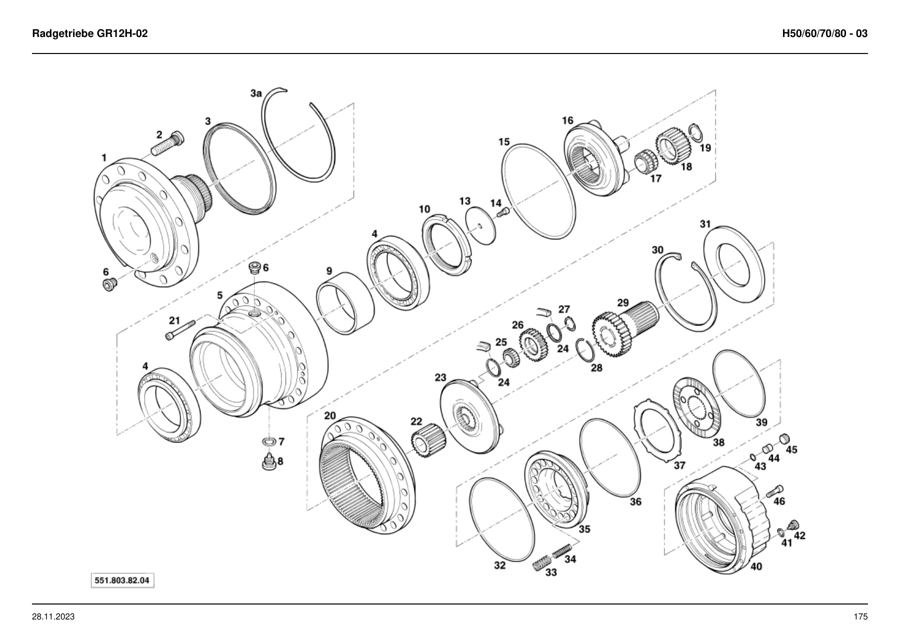 Linde H50 H60 H70 H80 Series 396-03 Spare Parts Catalogue 396 801 02 00 - Image 3