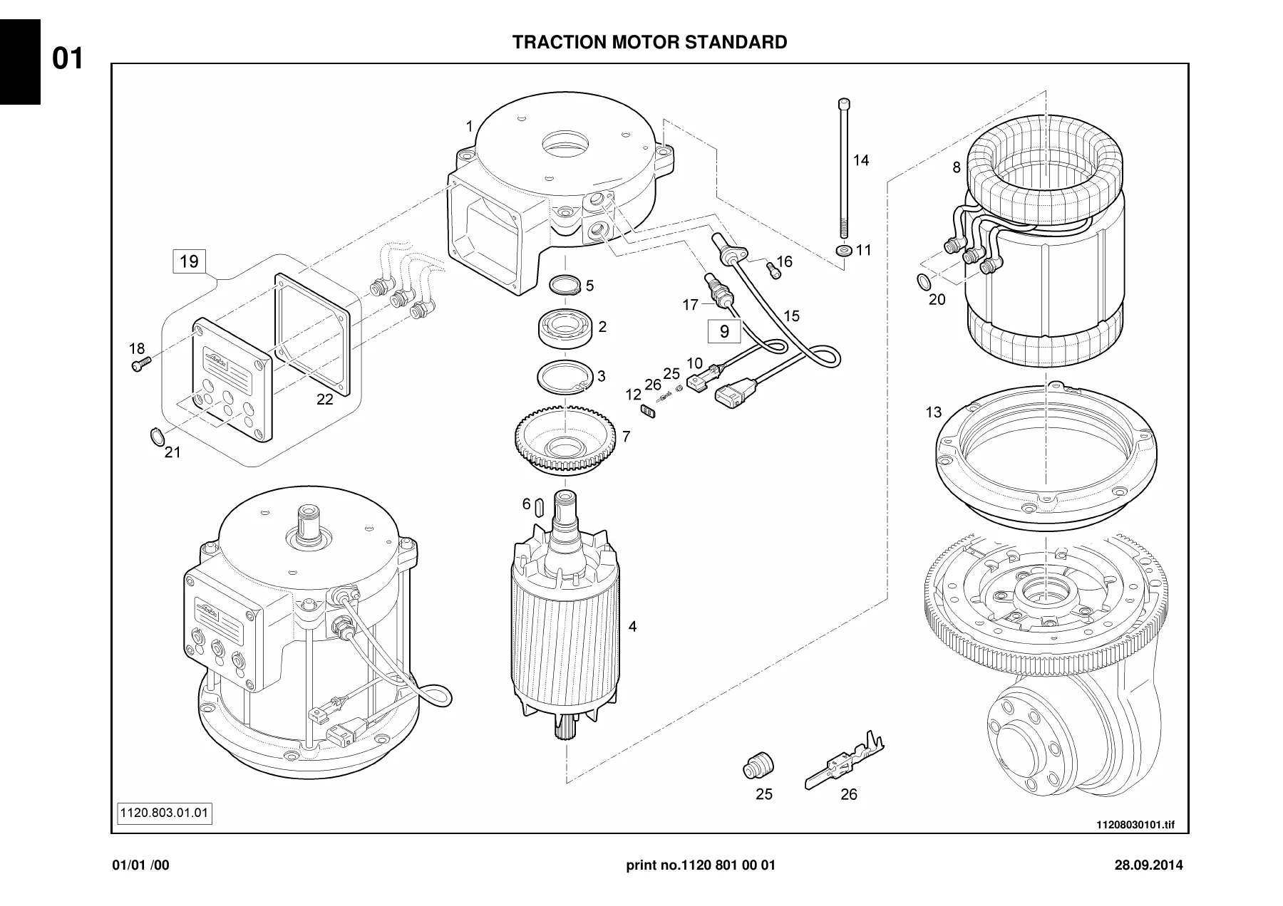 Linde R10 R12 R14 R16 R20 R25 Spare Parts List - 1120 801 00 01 - Image 2