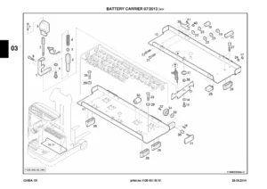 Linde R10 R12 R14 R16 R20 R25 Spare Parts List - 1120 801 00 01