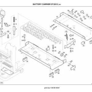 Linde R10 R12 R14 R16 R20 R25 Spare Parts List - 1120 801 00 01