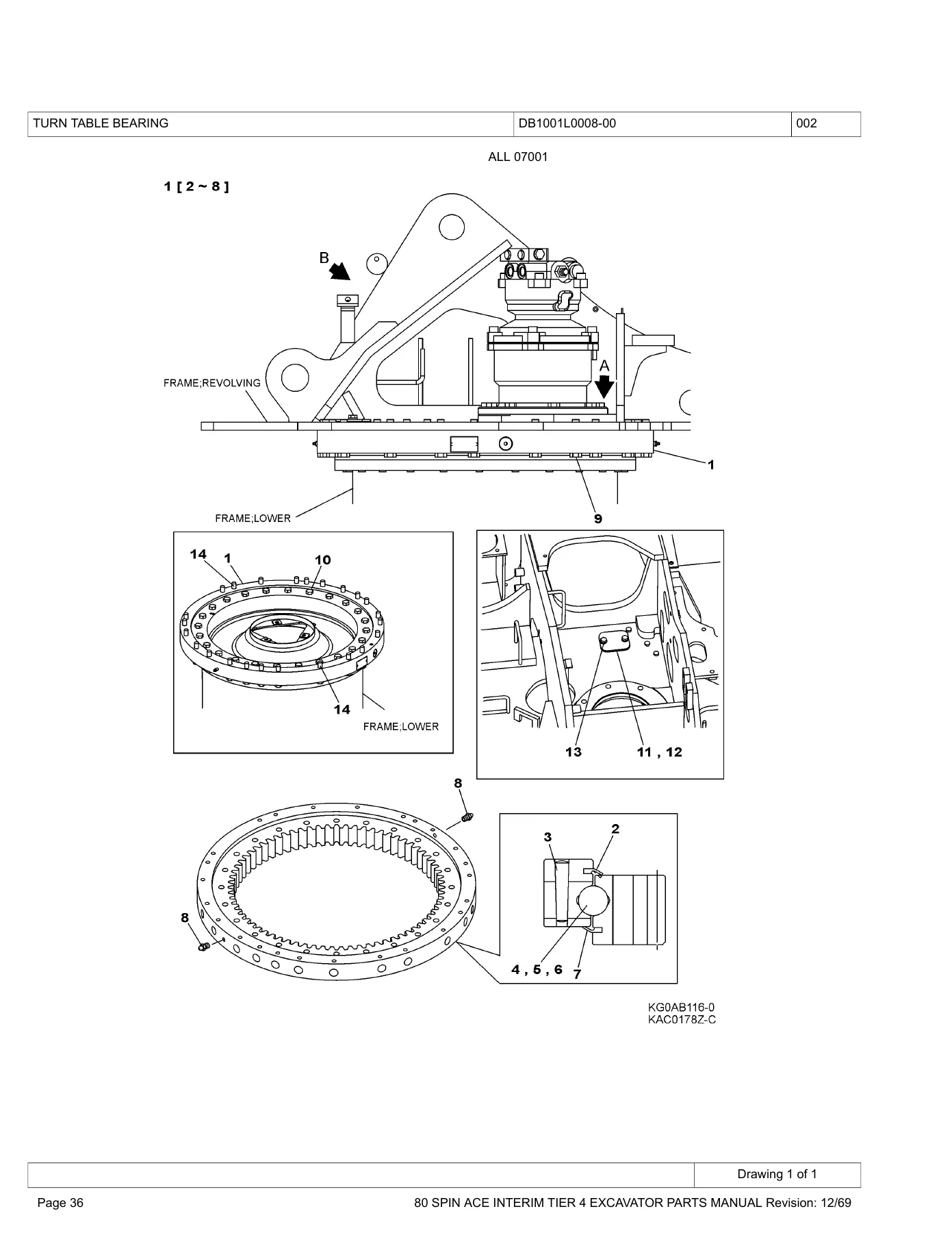Link-Belt 80 Spin Ace Interim Tier 4 Excavator Parts Manual PDF Download - Image 3