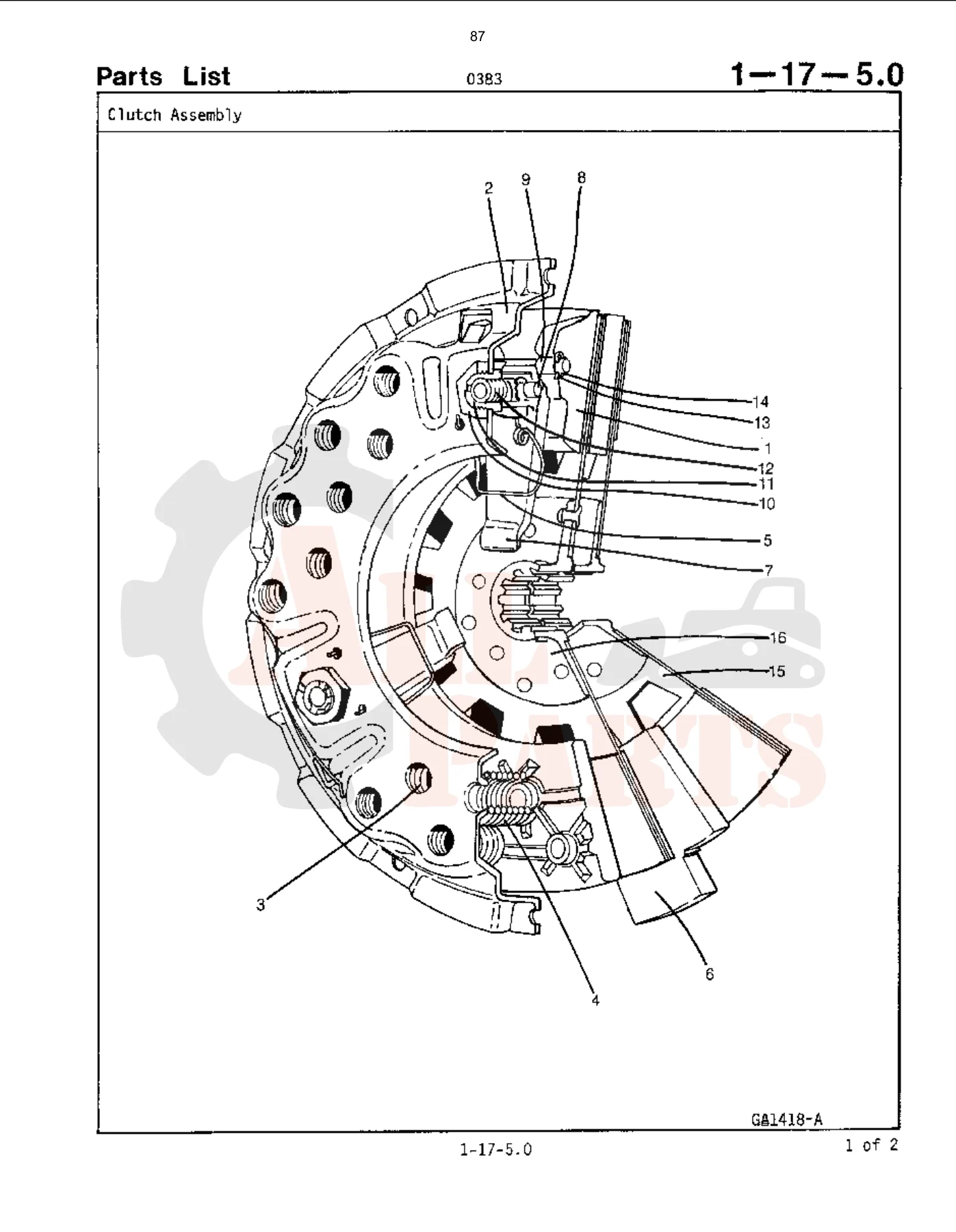 Link-Belt HC-218 Lattice Boom Truck Crane Parts Catalog Manual (S/N 18HA450) - Image 3