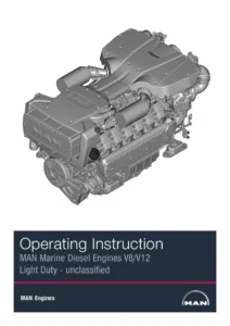 MAN D2868 LE4 & D2862 LE4 Marine Diesel Engines Operating Instructions 51.99587-5070 May 2019